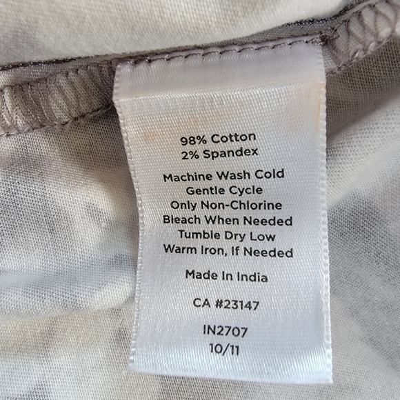 Talbots Grey Toned Floral Skirt Size 18W - Picture 5 of 8